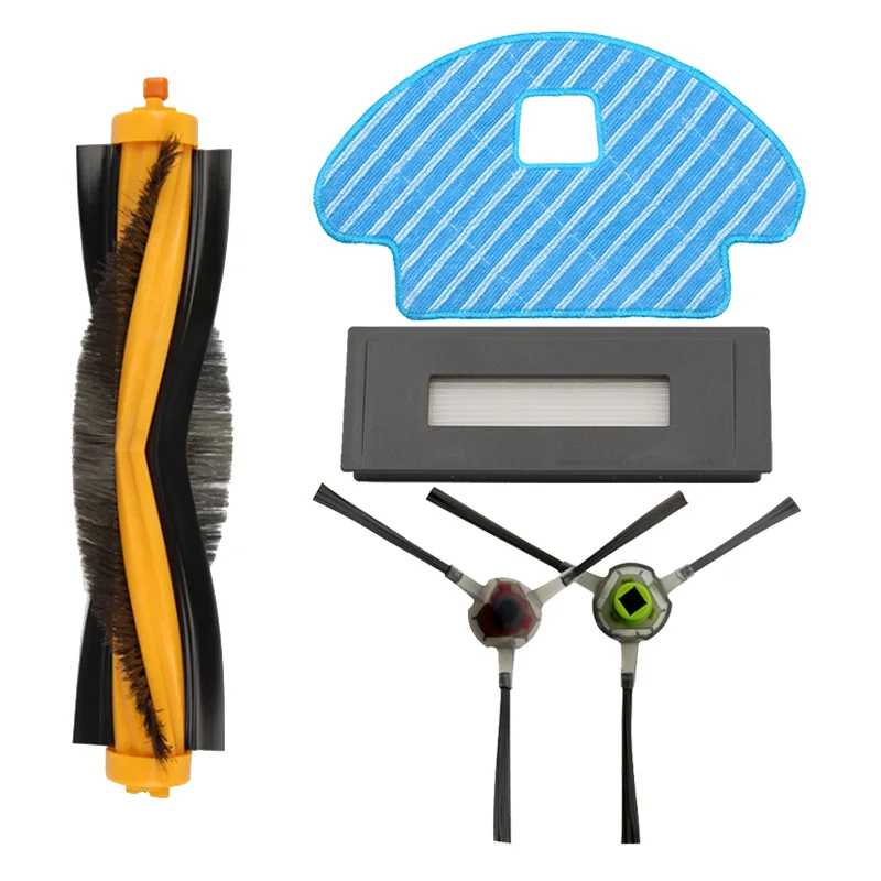 3 x side borstel + 3x filter + 1x belangrijkste borstel roller + 2 x mop doek voor Ecovacs Deebot OZMO 930 robot stofzuiger accessoires