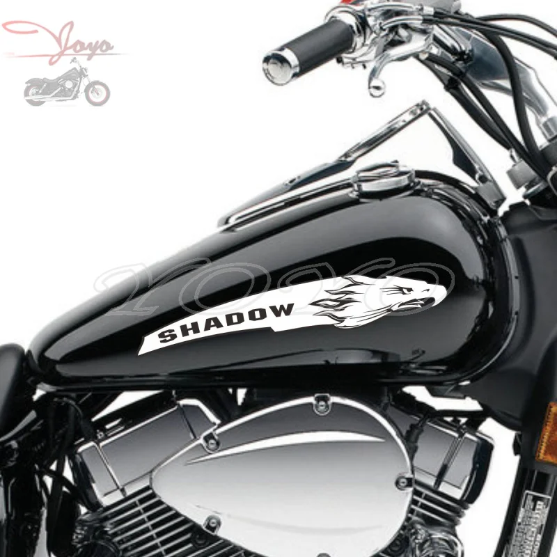 

Custom Letters Decals Eagle Head Logo Sticker Gas Tank Stickers Vinyl Decal For Honda Shadow VT400 VT600 VT750 VLX600