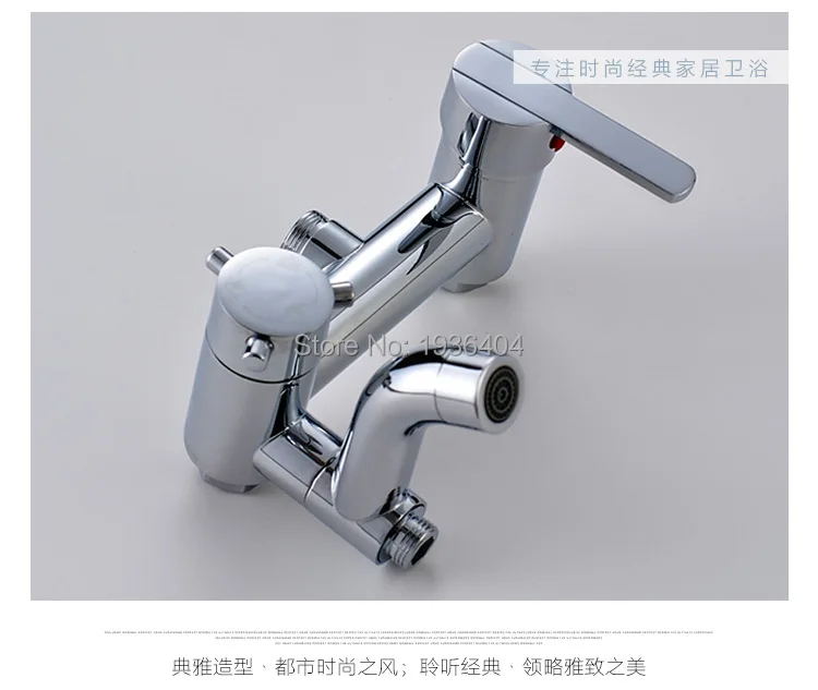 Bathroom Shower Mixer In Wall Shower Faucet Hot and Cold Mixing Valve Chrome Polish Bathroom Shower Set CS1003