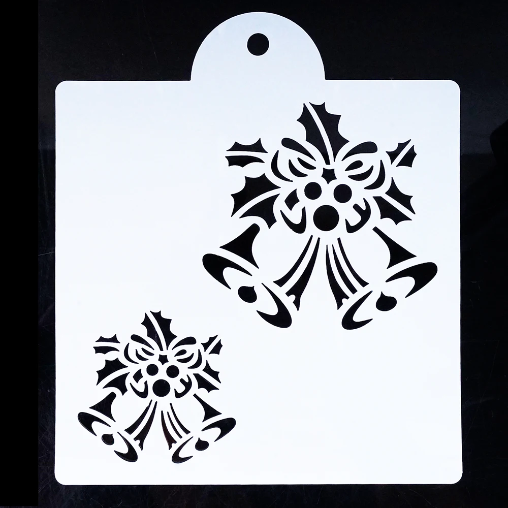 15 cm DIY Craft Layering Jingle Bell Stencil For Wall Painting Scrapbooking Stamping  Album Decorative Embossing Paper Cards