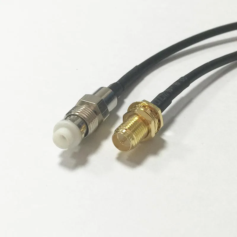 

New Modem Coaxial Cable RP-SMA Female Jack Nut Switch FME Female Jack Connector RG174 Cable Pigtail 20CM 8" Adapter RF Jumper