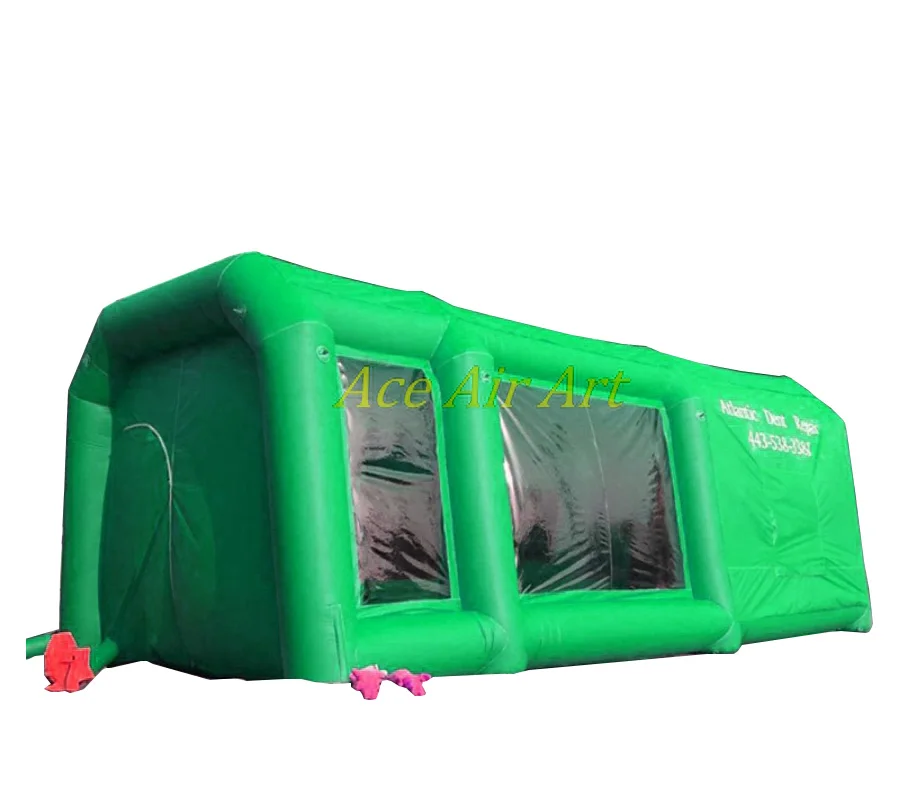 Hot Selling Portable Inflatable Spray Booth / Inflatable Spray Paint Car Tent For Outdoor And Indoor Car Repair Factory