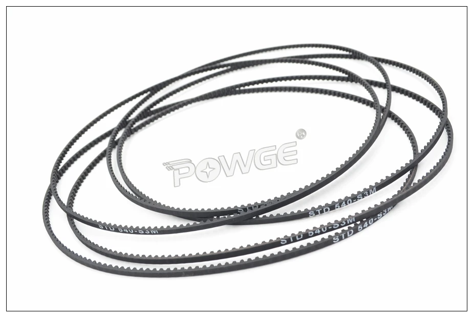 POWGE WRC wyścigi samochodowe Sakura D4 D3 411/447/507/510/513/516/519/522/540/552/750mm S3M z przodu pasek rozrządu Drift samochód wyścigowy 3