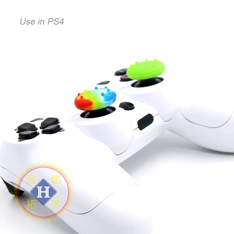 HOTHINK 100pcs/lot New thumb grips joystick cover caps skin thumbsitck for PS4 controller Xbox one PS3 xbox 360 ps2 gamepad