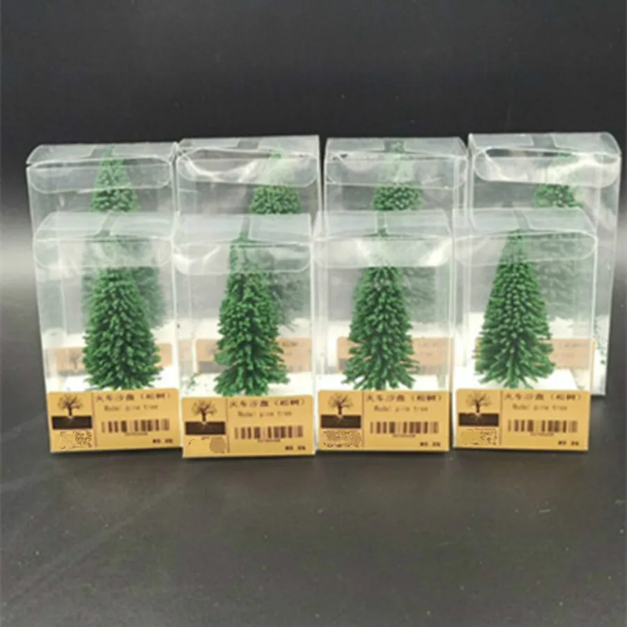 5pcs/lot10cm 12cm Model Trees Train Scenery Landscape N Scale 1/1000 Plastic Architectural Model Supplies Building Kits Toys