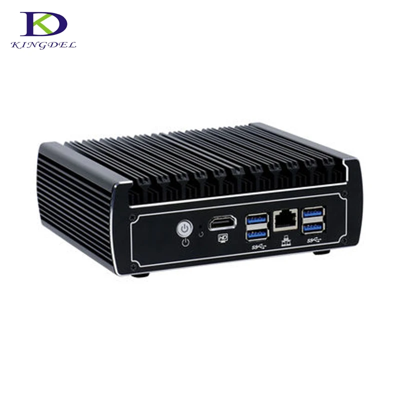 Firewall Mini PC mit intel core i3 7100U i5 7200U pfsense FANLESS mini-Computer hdmi Com 6 * lan router Mini Pc celeron 3865U PC