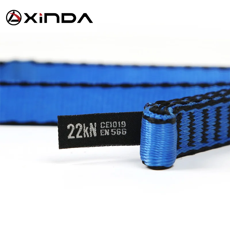 Professional Outdoor Rock Climbing Equipment Moutaineering Belt Support Protective Sling High Strength Wearable Polyester Belts