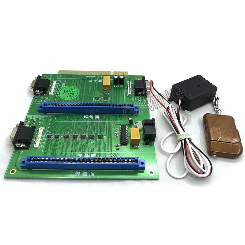 GBS-8118 Arcade Game PC Board 2 in 1 Switch Control Multi JAMMA Switcher D5271A Remote Control