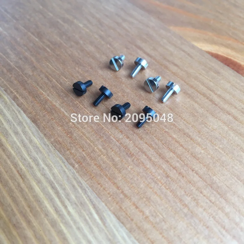 4piece/set 3.9mm Black matte PVD/silvery BR watch bezel screw for Bell Ross BR01 46mm watch bezels inserts screw parts tools