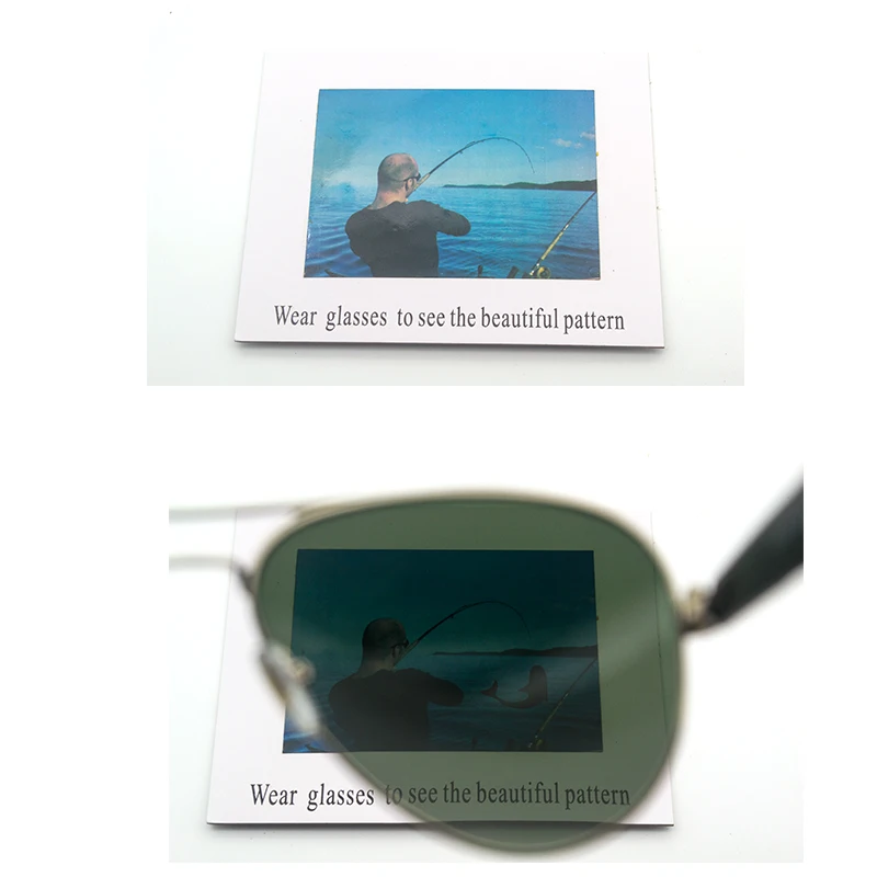 Stand Size 17*14 Big Polarized Test Card Multi Style Sunglasses Test Piece Polarized Test Card Eyewear Accessories 1pcs