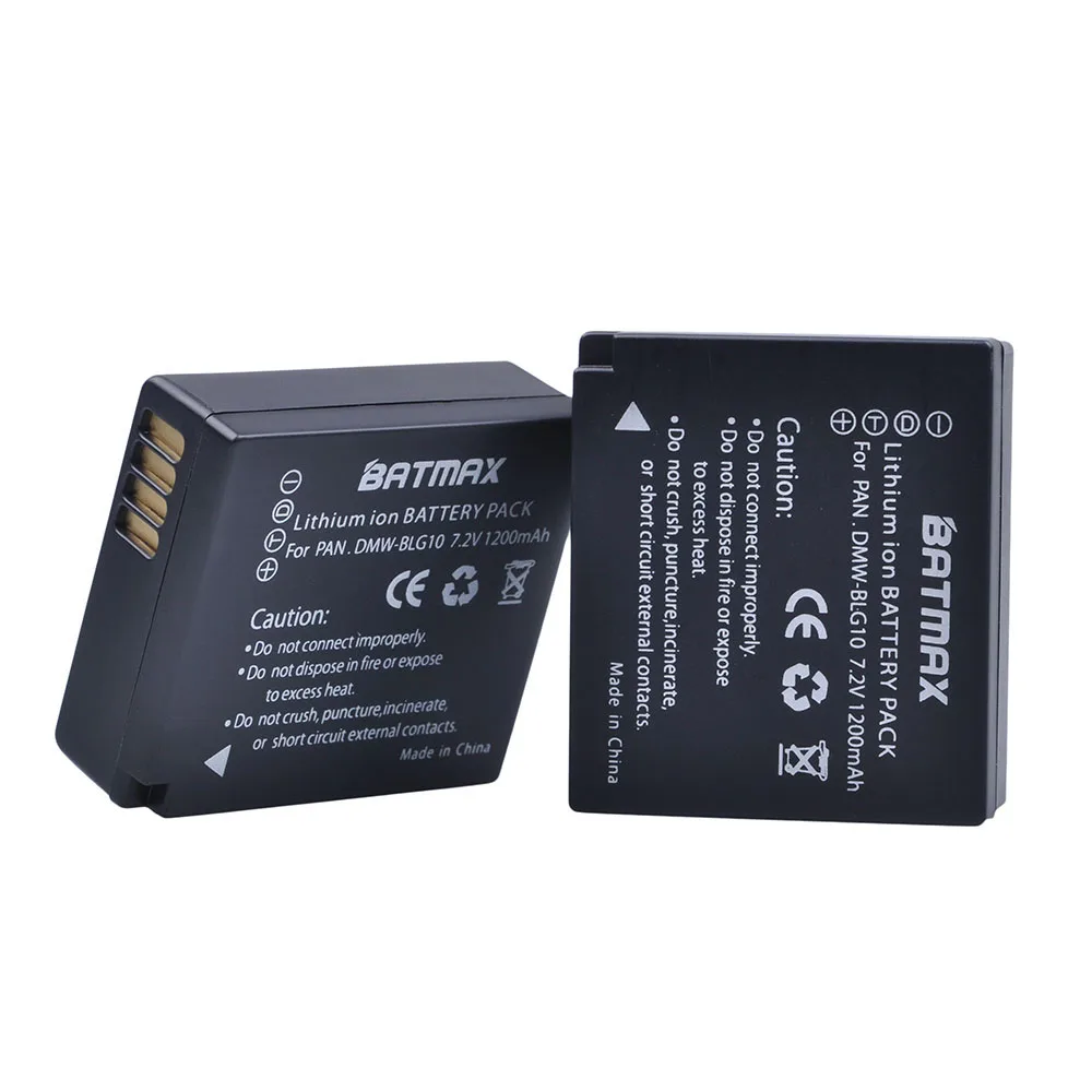 2 sztuk DMW-BLG10 BLG10E BLG10PP BLE9 BLE9E baterie do Panasonic Lumix DMC GF6 GX7 GF3 GF5 ZS100 ZS60 LX100 GX85 DC-ZS70 GX80