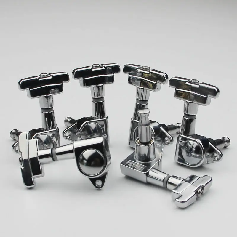 New J-109 3x3 Chrome Guitar Tuning Pegs Tuner Machine Heads Art Deco Rotomatic Imperial Style Head