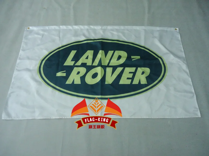 land rover  car racing flag,90*150CM polyester land rover   banner