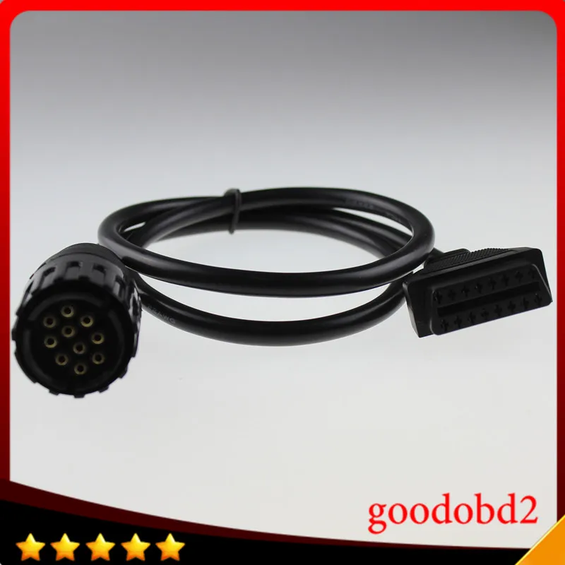 For BMW ICOM D Cable Motorcycles Cable Motobikes Diagnostic Cable for bmw 10 Pin Adaptor car diagostic icom tool obd 16pin cable