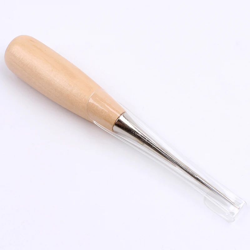 Quality Needles Sewing Tools Plastic Handle Awl Leather Hole Puncher Stitching Tools Drill Tools Crochet Locking Stitching DIY