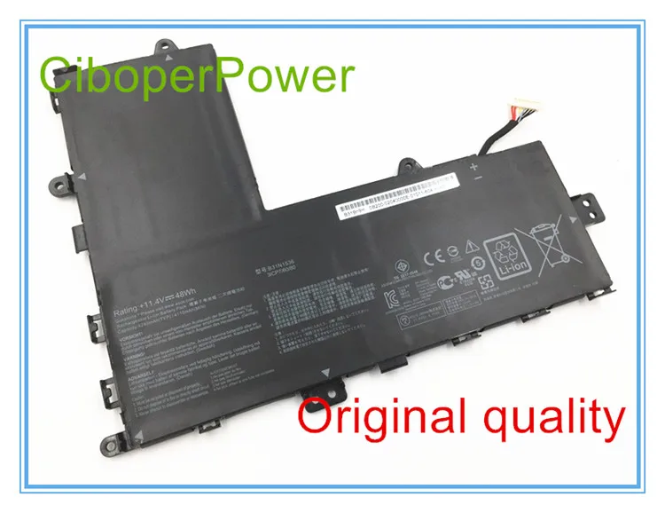 Original battery for 11.4V 48Wh 4110mAh B31N1536 Laptop Battery For TP201SA