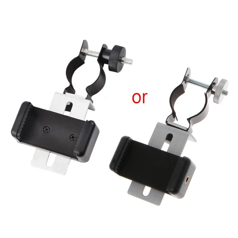 

Universal Black Mobile Phone Adapter Clip Bracket Holder Mount for Microscope Telescope