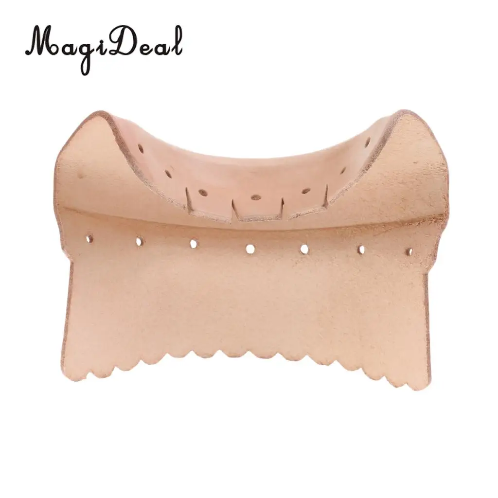 

MagiDeal Professional 6Pcs Cow Leather Snooker or Pool Billiards Table Pocket Leather Small / Large Pool Table Accessory Hot