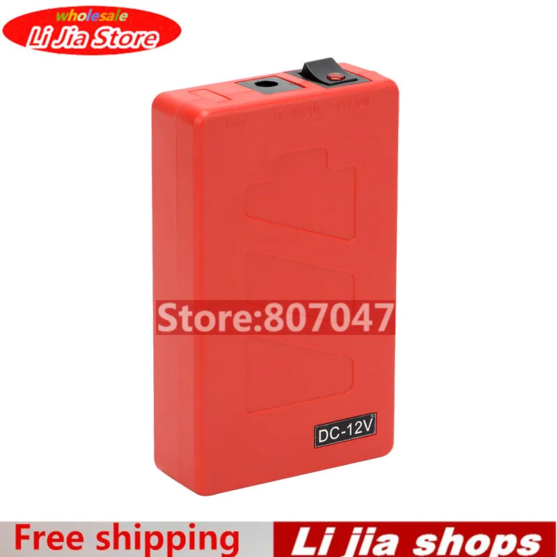 Portable Super Capacity Rechargeable Lithium-ion Battery Pack DC 12V 6800mAh EU/US plug for CCTV Cam Monitor