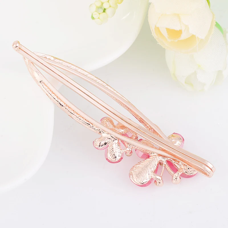 EASYA Fashion Rhinestone Butterfly Hairpins Headwear Jewelry Elegant Crysatal Hair Clips Hair Accessories For Women Girls