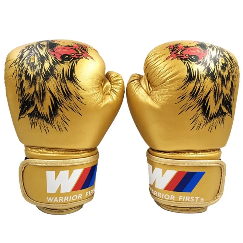 ProfessionalKids Boxing Gloves super fiber Muay Thai Guantes De Boxeo Free Fight mma Sandbag Training Glove  5 Colors