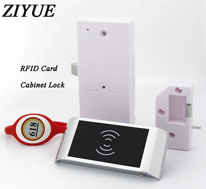 Stainless Steel Smart Digital RFID Spa Swimming Pool Gym Electronic Cabinet Lockers Lock with Master Key EM126