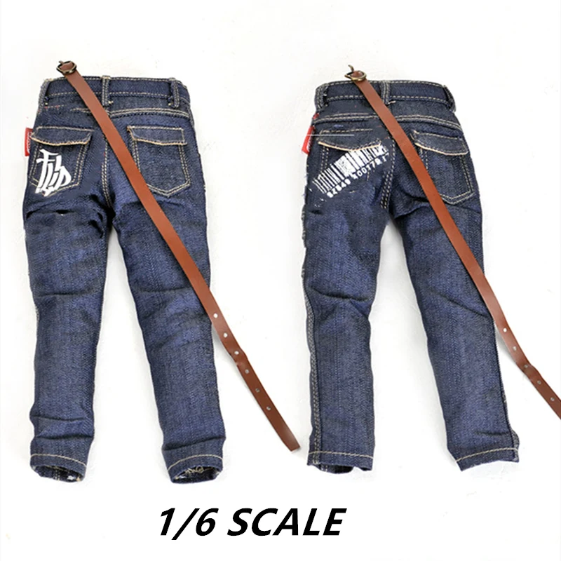 1/6 Scale Male Classic Jeans for 12 inches Action Figure Body Dressup Accessories Mini Soldier Military Model Modified Clothes