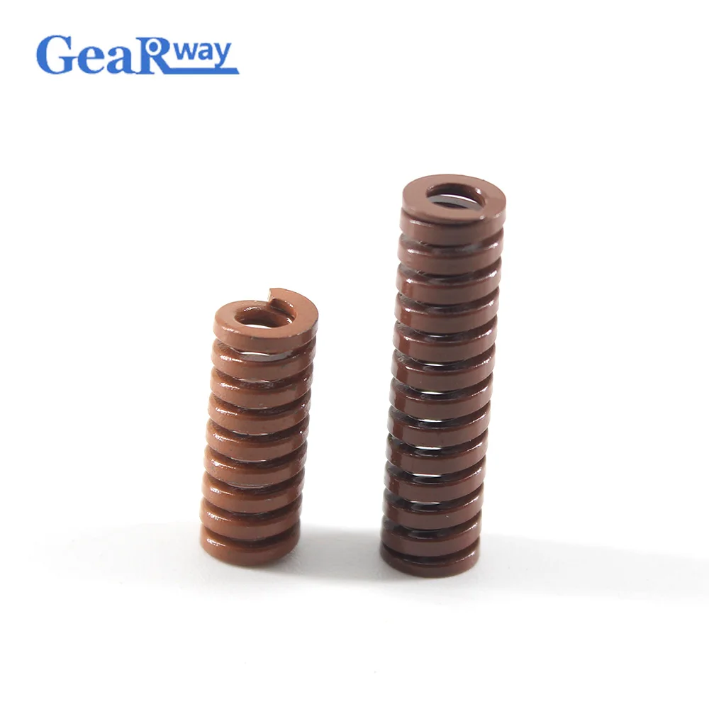 Gearway 2pcs Brown Compression Spring Heaviest Loading Compression Die Spring TB18x20/18x25/18x30/18x50/18x55mm Mould Spring