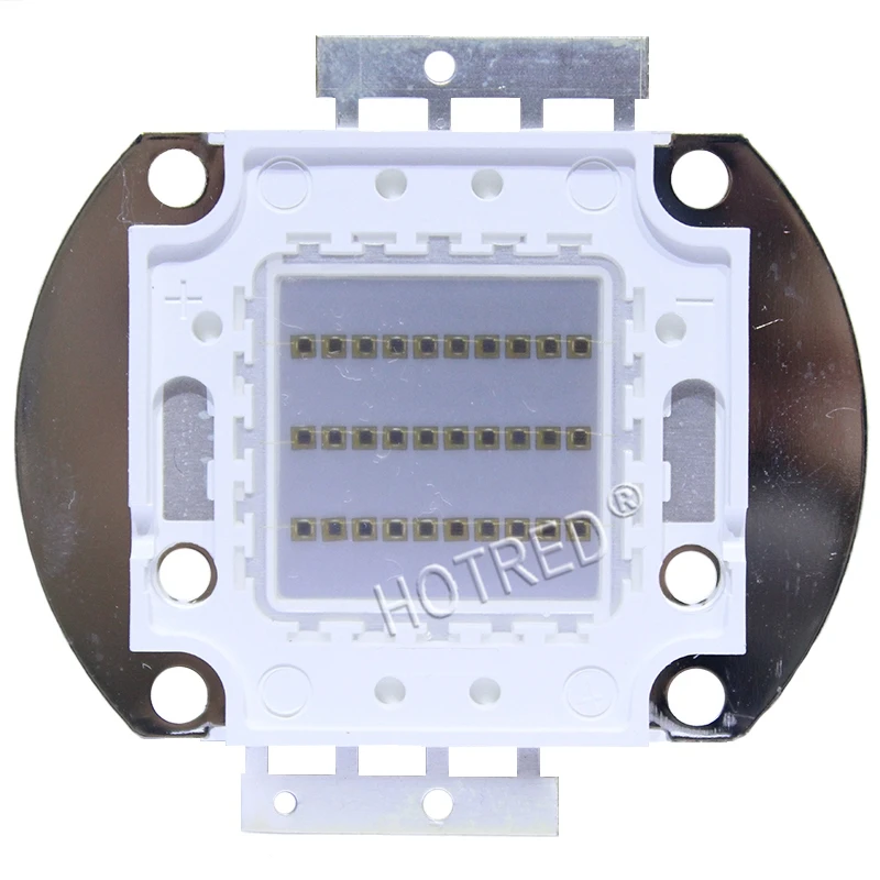 Chip LED infrarrojo de alta potencia, emisor de luz COB, 850nm, 940nm, 10W, 20W, 30W, 50W, 100W, 850nm, 940 nm, cámara CCTV de visión nocturna