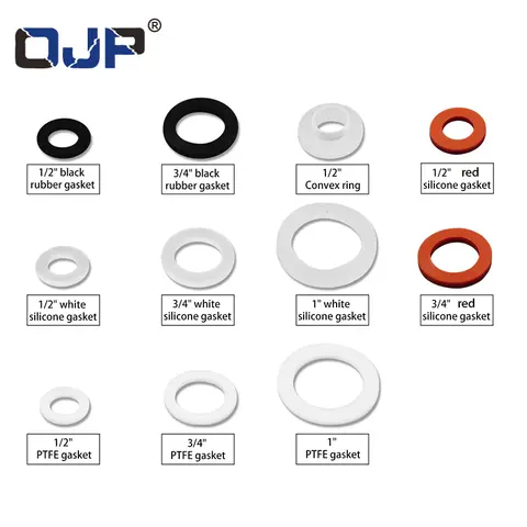 Silicone PTFE sealing ring 1/2 to 1 inch OJP
