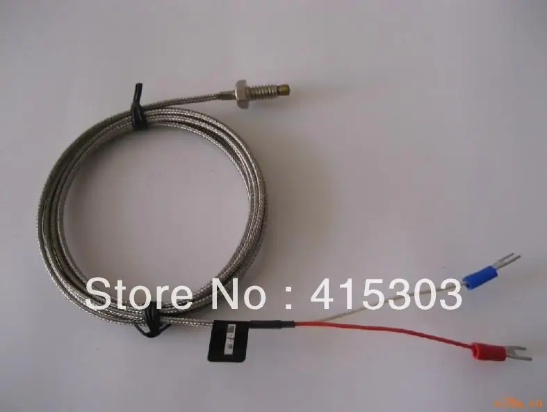 

M6*1 K type Screw thermocouple wth 1M Compensationg cable China 0-600C