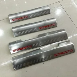 ABAIWAI Auto Car Accessories For Kia Sorento 2015 2016 Door Interior Running Board Pedal Pad Guard Stainless Steel  Modification