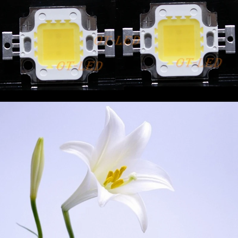 White Full Spectrum LED Chip 6500K & 380-780nm 1W 3W 5W 10W 20W 30W 50W 100W Aquarium Plant Grow Light Source Epistar Diodes