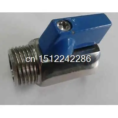 

1/4" Male to 1/4" Female BSPP Threaded 316 Stainless Steel Mini Ball Valve PN63