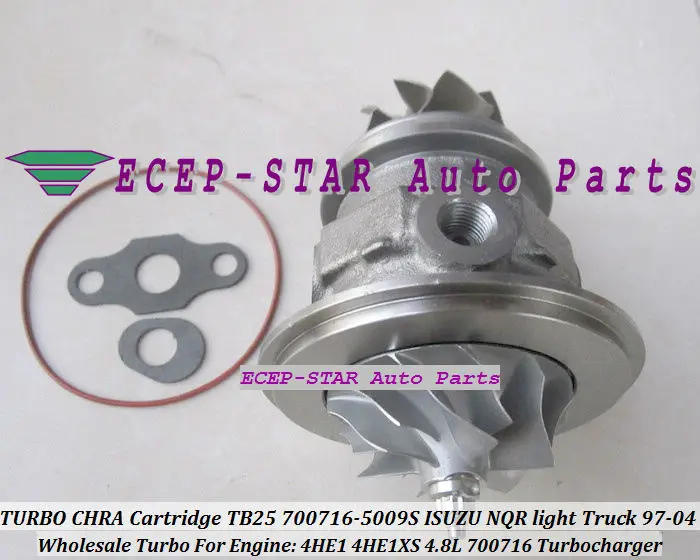 Turbo CHRA Cartridge GT25 700716 700716-0001 700716-0004 700716-0005 8971894520 For ISUZU NPR NQR NKR Truck 4HE1-TC 4HE1XS 4.8L