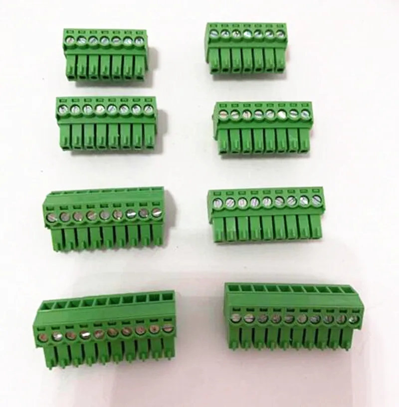 100sets Plug-in terminal block KF2EDGK-pitch 3.5MM  2p-24pin Phoenix terminal Straight needle seat