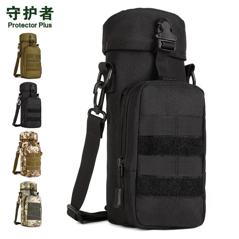 small messenger bag for  750 ml bottle external hanging kettle ,    Molle system A3138