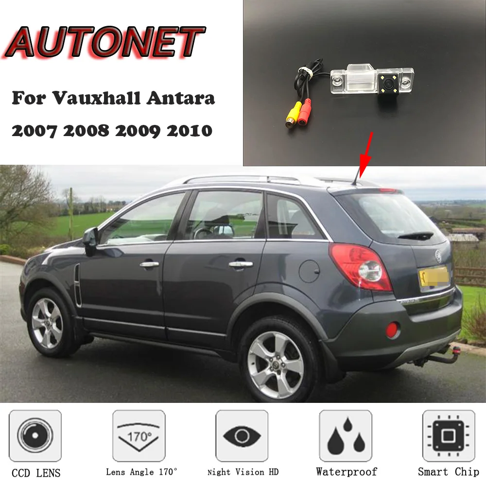 AUTONET HD Tầm Nhìn Ban Đêm Sao Lưu Rear View máy ảnh Đối Với Vauxhall Antara 2007 2008 2009 2010/tấm Giấy Phép máy ảnh hoặc khung