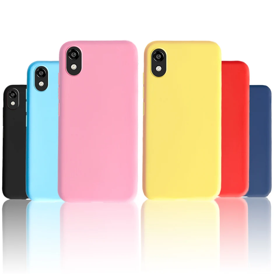 For Huawei Honor 8S 8X 8C 8A Case Cover Candy Color Soft Silicone Phone Shell Back Cover For Honor 8s Coque Funda Honor 8A 8C 8X