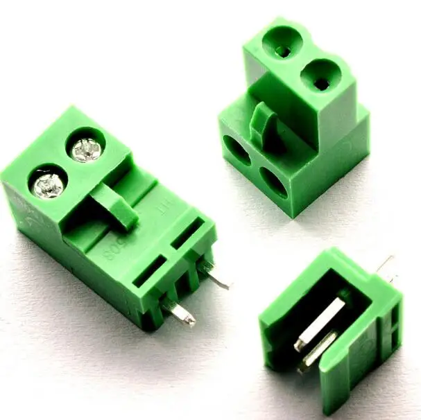 10sets Terminal plug type 300V 10A ht5.08 5.08mm pitch connector pcb screw terminal blocks connector straight pin 2/3/4/5/6/7/8P