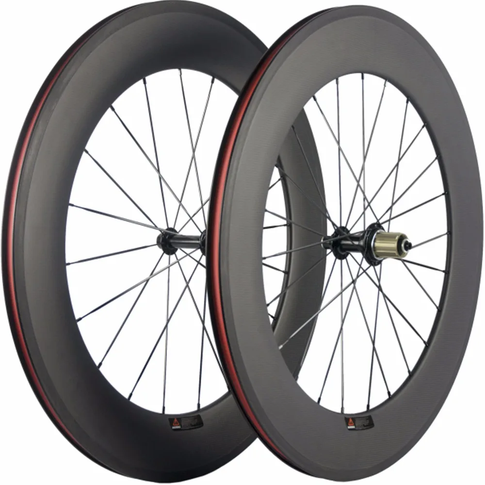 

Ship From USA 88mm Clincher Carbon Wheels 3K Matte Road Bicycle Carbon Wheelset R13 Racing Bike wheel