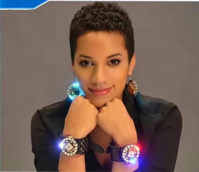 Addressable WS2812B Pixel Ring 8 16 24 35 45 128 LEDs 5050 RGB LED Ring WS2812 ic Built-in Led Module Led Pixel Strip Light DC5V