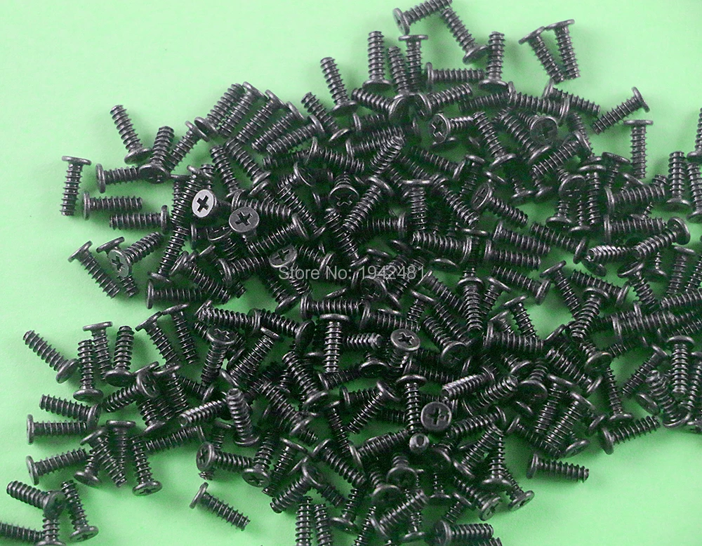 3000 قطعة أسود الإسكان شل رئيس مسامير مجموعة ل PS Vita2000 PSV2000 لعبة وحدة التحكم شل مسامير ل PSVITA PSV 2000