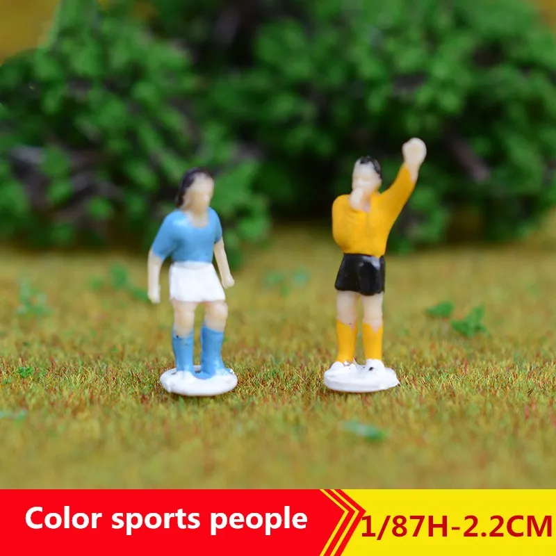 

The Abs model movement color diy football player 1/87 man