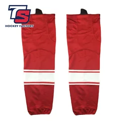 Han Duck free shipping 100% Polyester Breathable Ice Hockey Socks Cheap Shin Guards W031 high quality men women sport