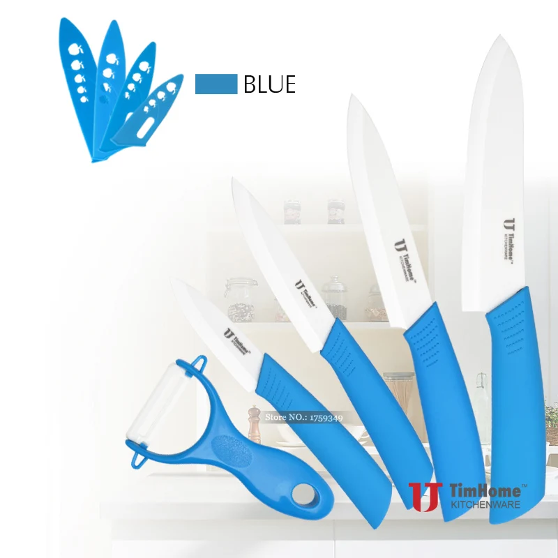 Timhone 5PCS Ceramic Knife Set Kitchen 3