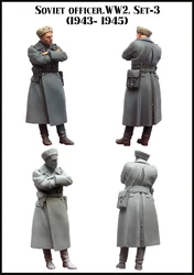 1:35 Resin kit Soviet officer.WW2.SET-3(1943-1945)