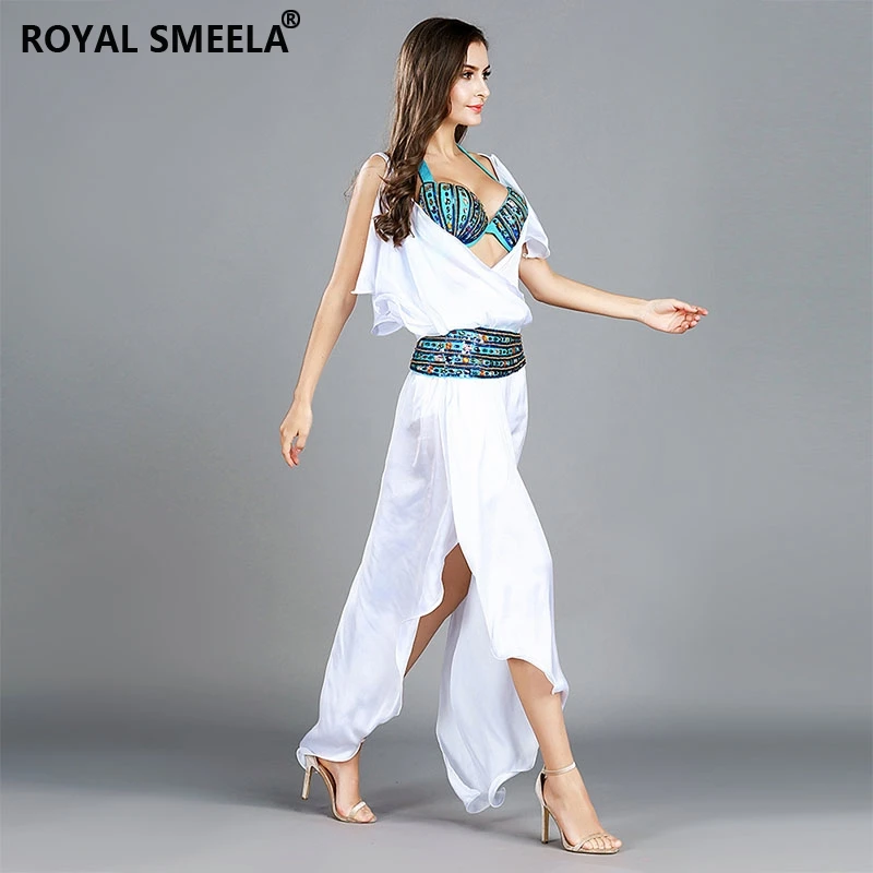 Oriental Beads Dance Bollywood Costume For Women Diamond Dance Bra Belt Maxi Skirt Indian Arab Tribal dancing dress Dance Outfit