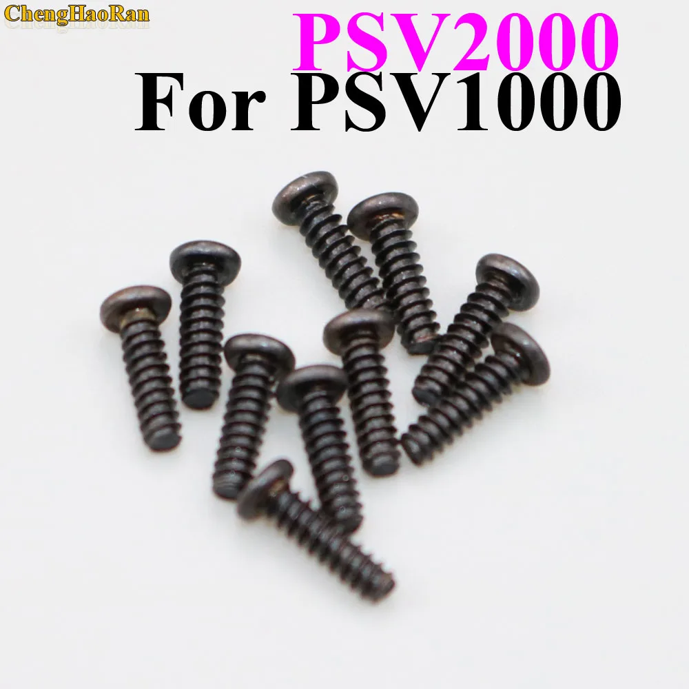 ChengHaoRan 10pcs Screws Set Replacement for PS Vita 1000 2000 Game Console for PSV1000 PSV2000