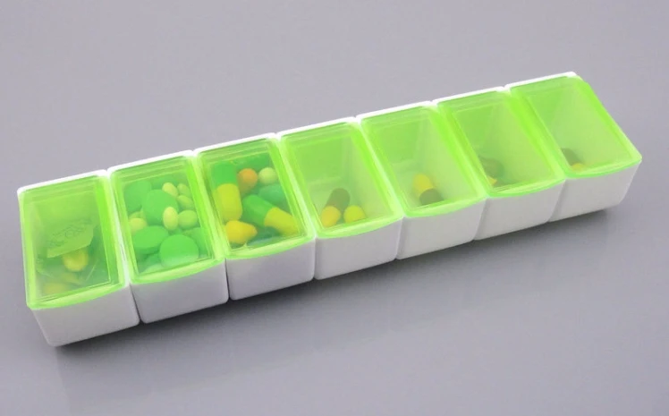 Pill Box Pills Case Medicine Container Storage Organizador Mini Portable 7 Removable Small Plastic Pcs Days A Week With Travel